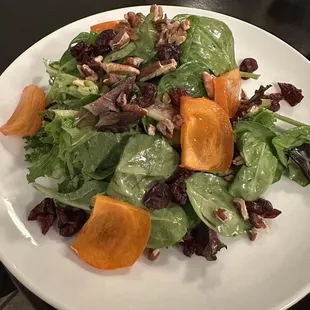 Persimmon salad so good!