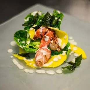 a plate of food