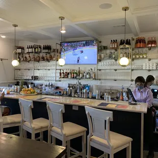 Cool, chill, we'll-stocked bar!