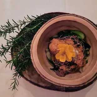 Snapper on sobe noodles dinner special.