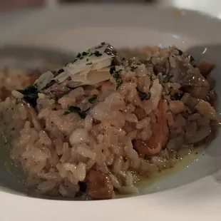 Mushroom risotto