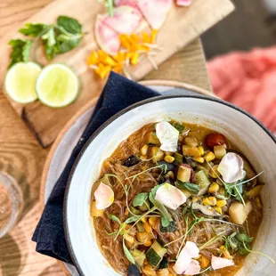 Chile lemongrass noodle bowl