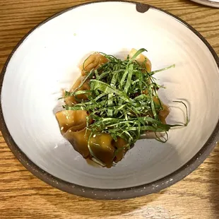 Pork belly dumplings