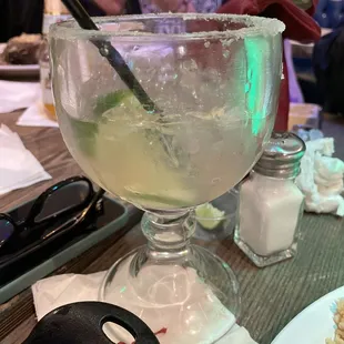 a margarita in a glass