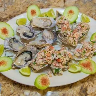 oysters and mussels, mussels, food, shellfish, oysters