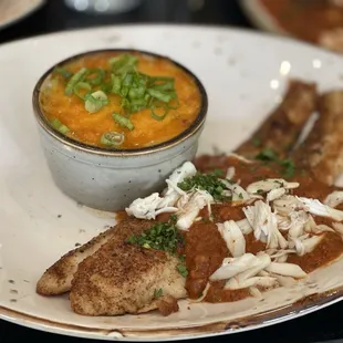 a plate of food