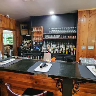 Bar view of liquor