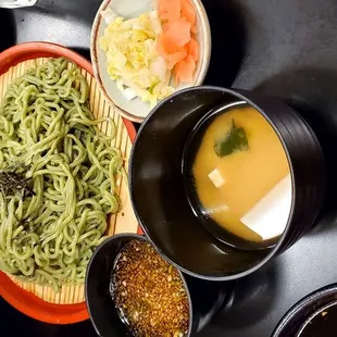 Soba, tempura and Katsudon. As usual, delish! FYI, Katsudon has kamoboko in it.