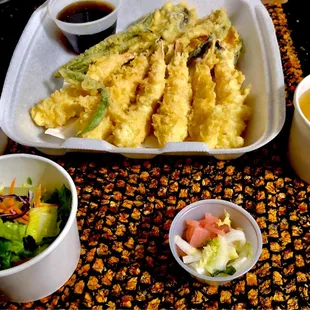 Tempura dinner