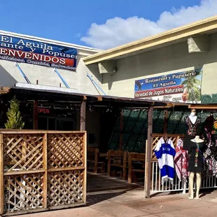 The new location is huge inside with a stage for live music. Pretty cool!