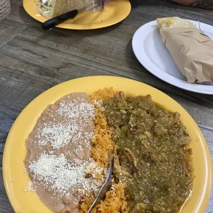 Chicharrón en Salsa Versde
