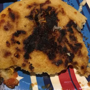 Worst Pupusa I've ever had! Not only did they give me the wrong order they burned the pupusa! All I could taste and smell was burned food!!