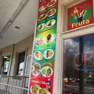 a sign for a restaurant