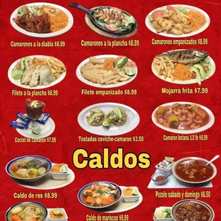 ramen and noodles, menu