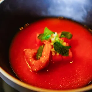 Watermelon Gazpacho - IG: @nelson_eats