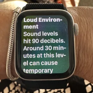 The message I received from my watch!