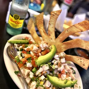 Ceviche! So fresh and huge portion. Could feed 2-3!
