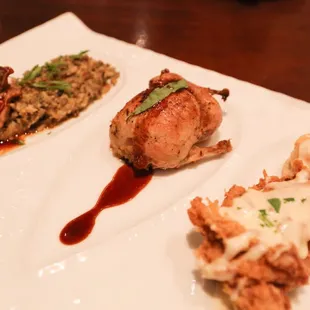 Triptych of Quail