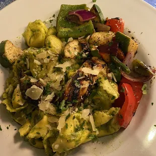 Pesto Tortellini and Chicken