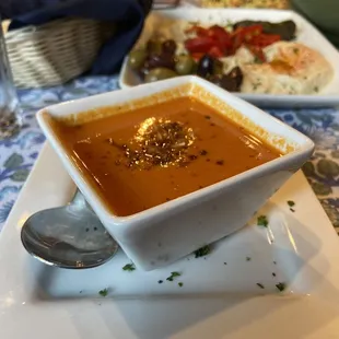 Roasted Red Pepper Coconut Soup