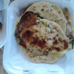another part of a takeout. Not very appetizing but it was too late to go back.