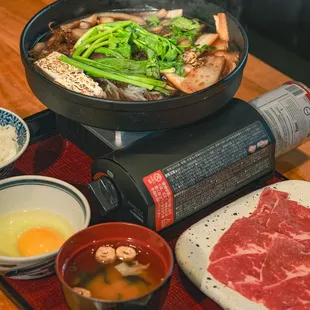 Sukiyaki Nabe (Lunch)
