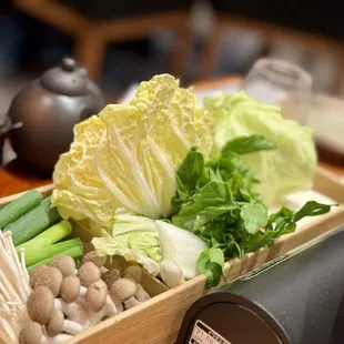 Shabushabu vegetables