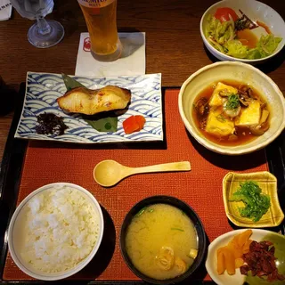 Miso Butterfish & Agedashi Tofu