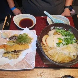 Nabeyaki Udon & Tempura