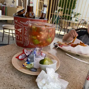 Outside dining and drinking