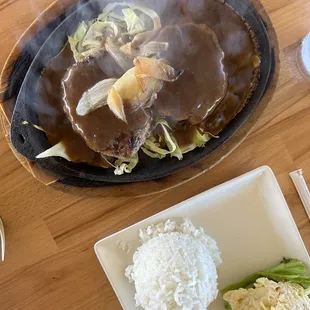 Sizzling Hamburger Steak