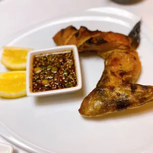 grilled fish, food