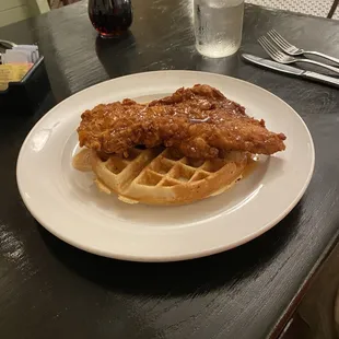 Chicken and waffle