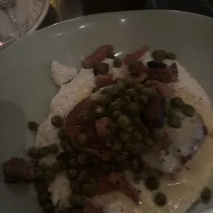 a plate of food on a table