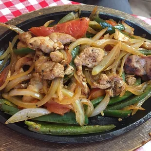 Fajita Pollo. Sneaky little heat in these.
