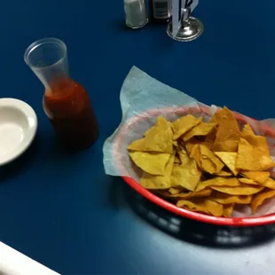 Some tasty chips hechas a mano!