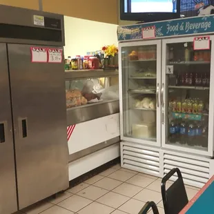 a refrigerated refrigerator