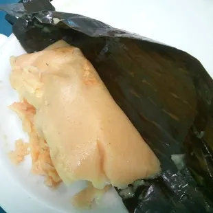 Chicken Tamale in banana leaf!! mmmm!!!!