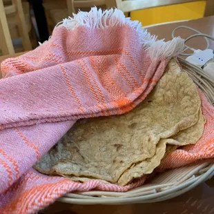 Handmade tortillas
