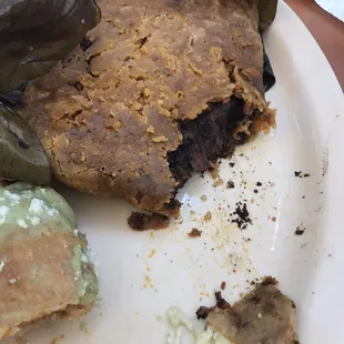 Even if you've never had a tamal oaxaqueño, this just doesn't even look appetizing.