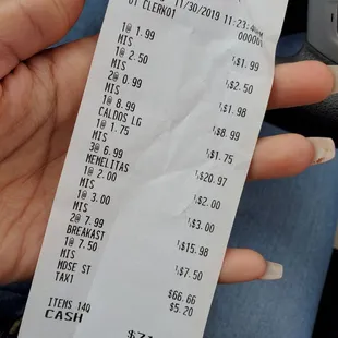 Getting billed for the 2 chilaquile plates that were returned to the kitchen