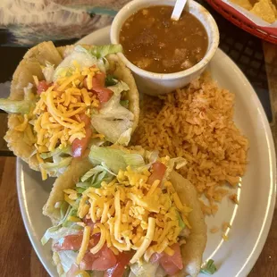 Chicken Puffy Tacos.