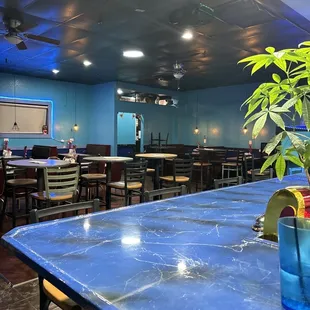 interior, sushi and sashimi