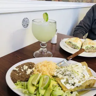 Enchiladas &amp; Burrito (And Margarita )