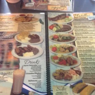 menu, sushi and sashimi