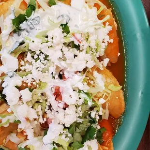 a bowl of mexican food