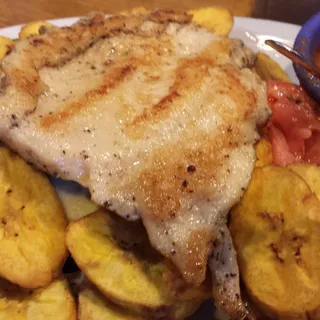 Plantain Chips and Grilled Steak