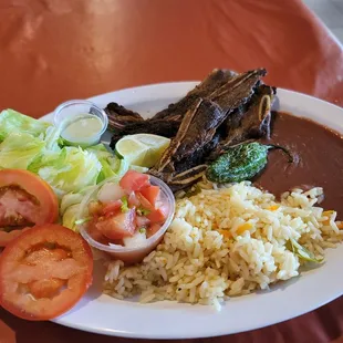a plate of food