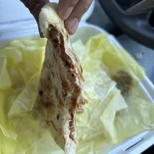1- Pupusa de Chicharon