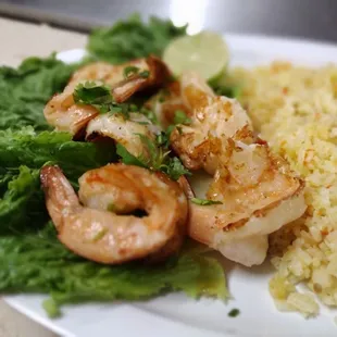 Camarones tla plancha